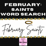 February Word Search: Catholic Saints