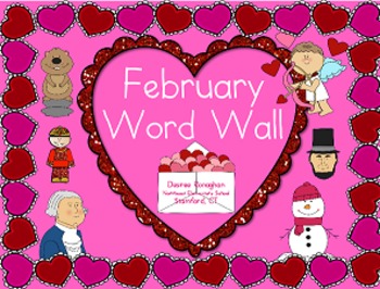 Preview of February Word Wall