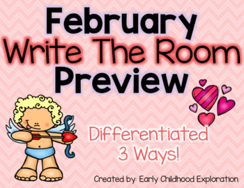 Preview of February Write The Room