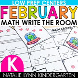 February Write the Room Kindergarten MATH Centers Winter M