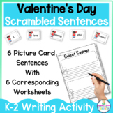 Scrambled Sentences Valentine's Day Sentence Building Writ