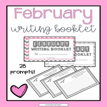 February Writing Booklet by It All Started with Flubber | TPT