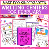 February Writing Centers for Kindergarten