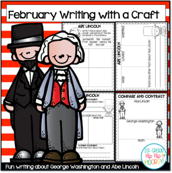 Preview of February Writing Project With  Simple Crafts and Graphic Organizers