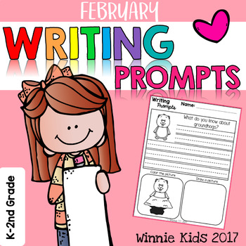 February Writing Prompts by Winnie Kids | Teachers Pay Teachers