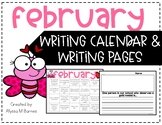February Writing Prompt and Calendar