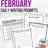 NO PREP Journaling February Writing Prompts Fun Question o