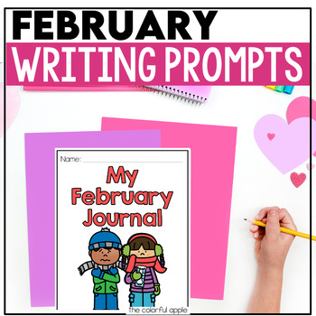 Preview of February Writing Prompts - February Journal - February Morning Work