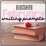 February Photo Writing Prompt Task Cards