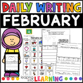 February Daily Writing Prompts| Winter Journal|PDF + Googl