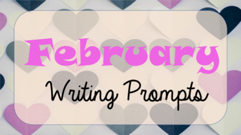 February Writing Prompts | Google Slides | Digital by Brooke Allen