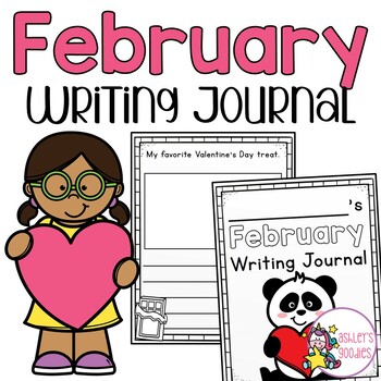 February Writing Prompts Journal by Ashley's Goodies | TPT