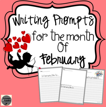 February Writing Prompts by Lessons with Landry | TpT