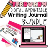 February Writing Prompts Monthly Digital & Printable Journ