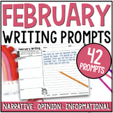 February Writing Prompts - Valentine's Day Opinion, Narrat