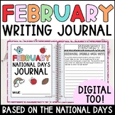 February Writing Prompts and Writing Journal 3rd Grade - 4