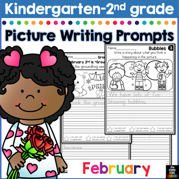 February Writing Prompts for Kindergarten to Second Grade by The Kinder ...