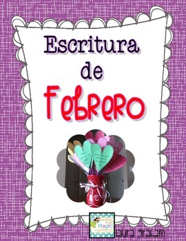 Preview of February Writing Prompts in Spanish