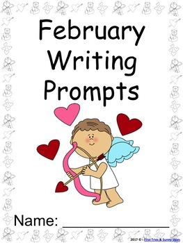 February Writing Prompts - February Themed Writing Prompts Journal (Gr ...