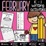 February Writing Resource for Kindergarten and First Grade