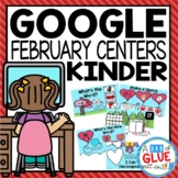 February and Valentines Day Google Slides for Kindergarten