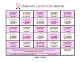 February is JUMP ROPE MONTH - 2 levels of jump rope fitness