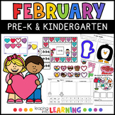 February kindergarten activities literacy math fine motor