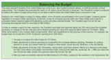Federal Government Budget Simulation