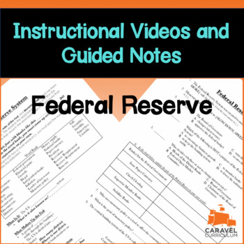 Preview of Federal Reserve Instructional Videos, Guided Notes, and Worksheet