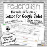 Federalism Digital Article & Review | Civics & American Go