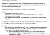 Federalism Olympics Activity/Simulation