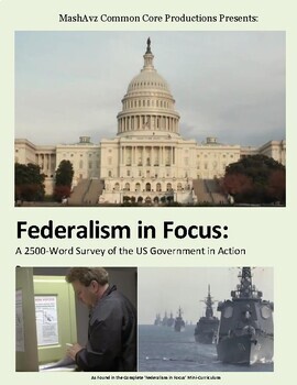 Preview of AP® US Govt 1.7 Text - Federalism in Focus (Relations b/w State & Federal Govts)