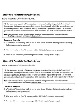 Preview of Federalism vs. Republicanism