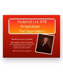 Federalist #78 Breakdown