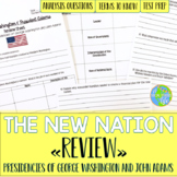 Federalist Era George Washington John Adams Review