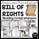 Bill of Rights Reading Comprehension Constitution Workshee