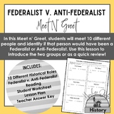 Federalist v. Anti-Federalist Meet N' Greet