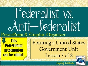 Preview of Federalist vs. Anti-Federalists