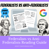 Federalist vs Anti-Federalist Reading