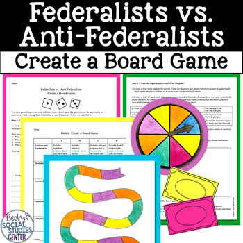 Preview of Federalists vs. Anti-Federalists Board Game Project