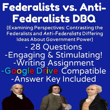 Preview of Federalists vs. Anti-Federalists