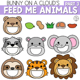 Feed Me Animals Part 3 (Jungle) Clipart by Bunny On A Cloud