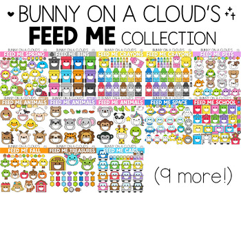 Preview of Feed Me Clipart Collection by Bunny On A Cloud