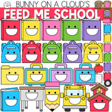 Feed Me School Clipart by Bunny On A Cloud
