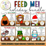Feed Me Task Box Bundle Math Literacy(Preschool, Sped, Kin