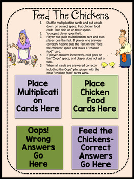 chicken scramble maths game
