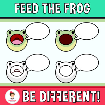 Feed The Frog Clipart Animal Food Ladybug Big Mouth by PartyHead Graphics