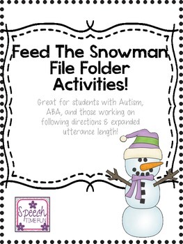 Snowman Unit! - The Autism Helper