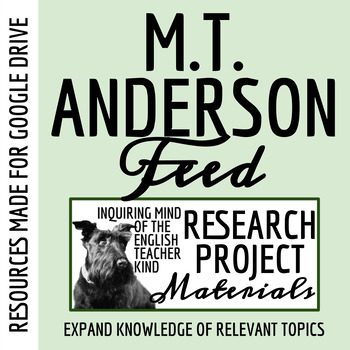 Preview of Feed by M.T. Anderson Research Project Materials for High School (Google)