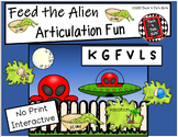 Feed the Alien - Articulation Fun with K, G, F, V, L, S